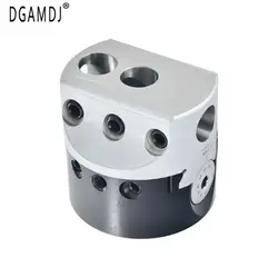 1 pçs 3 "75mm f1 cabeça chata 18mm torno chato barra de trituração titular para mt2 mt3 mt4 r8 nt30 nt40 c20 c25 haste fresadora ferramenta