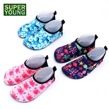 Летние пляжные детские носки для бассейна, для плавания, для рыбалки, для дайвинга, акваобувь для мальчиков и девочек, водные спортивные сандалии, уличные кроссовки