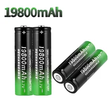 originalNew 18650 Li-Ion battery 19800mah rechargeable battery 3.7V for LED flashlight flashlight or electronic devices batteria