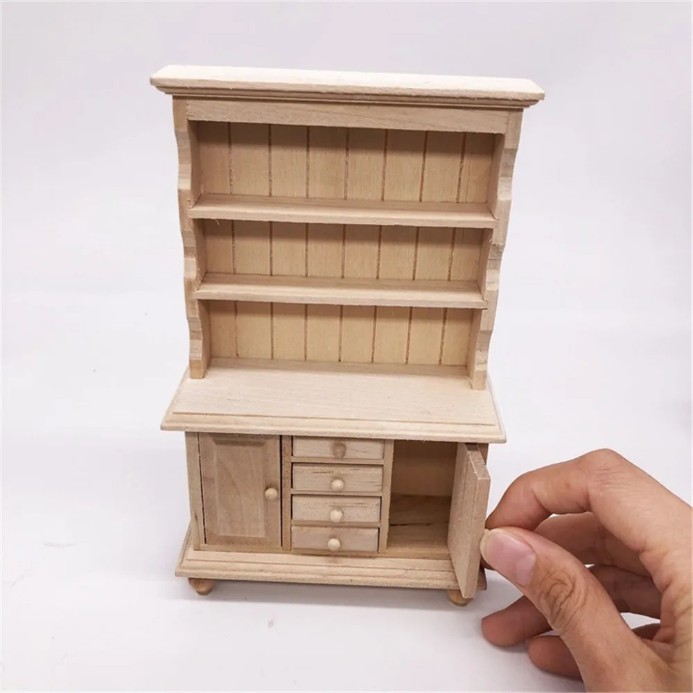 Миниатюрный китайский классический гардероб, мини-шкаф, мебель для спальни, наборы для дома и жизни, для 1/12 весов, кукольный домик FD