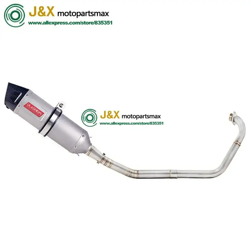 Полная выхлопная система мотоцикла Escape slip on для yamaha YZF R15 MT15 MT-15 2008- средняя труба глушителя DB-Killer