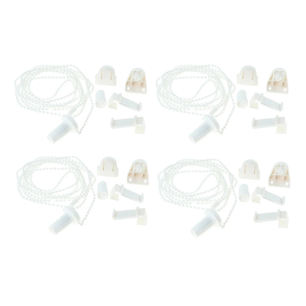 4pcs 17mm Curtain Roller Shade Clutch Bracket Roller Blind Fitting 850mm