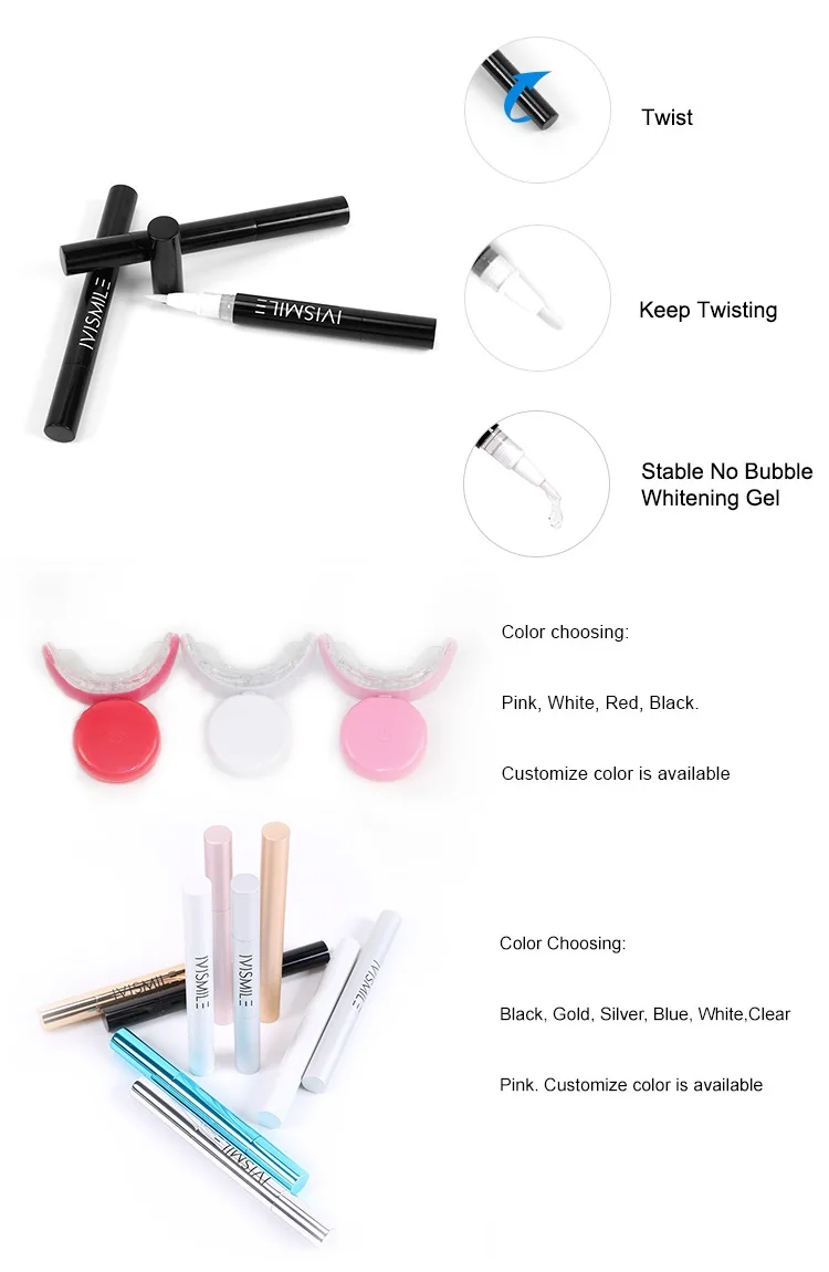 FDA&CE Approved Best Home Use Teeth Whitening Kit Private Label