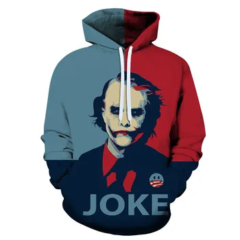 

Fashion Joker Hoodie Men/Women Thin 3d Sweatshirts Print Blood Eyes Clown Hoodies Tops Hoody Plus Size 6XL