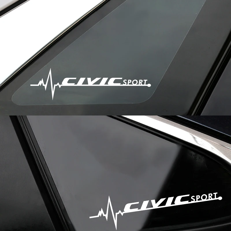 

2Pcs Car Side Window VTEC Type R Typer Logo Reflective Sticker For Honda City CR-V XR-V HR-V Accord FIT Jazz Stream Crider Greiz