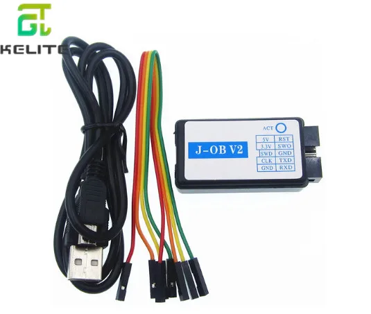 Эмулятор J-Link OB ARM программатор отладчика для замены V8 SWD M74 с кабелем Micro USB V2/ J-OB V2 |