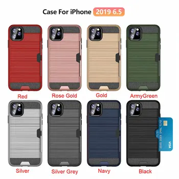 

Wire drawing Shockproof case for iphone 11 Pro Case For iphone 11 Pro Max iphone XR XS Max Mobile Phone Cover Case capas funds