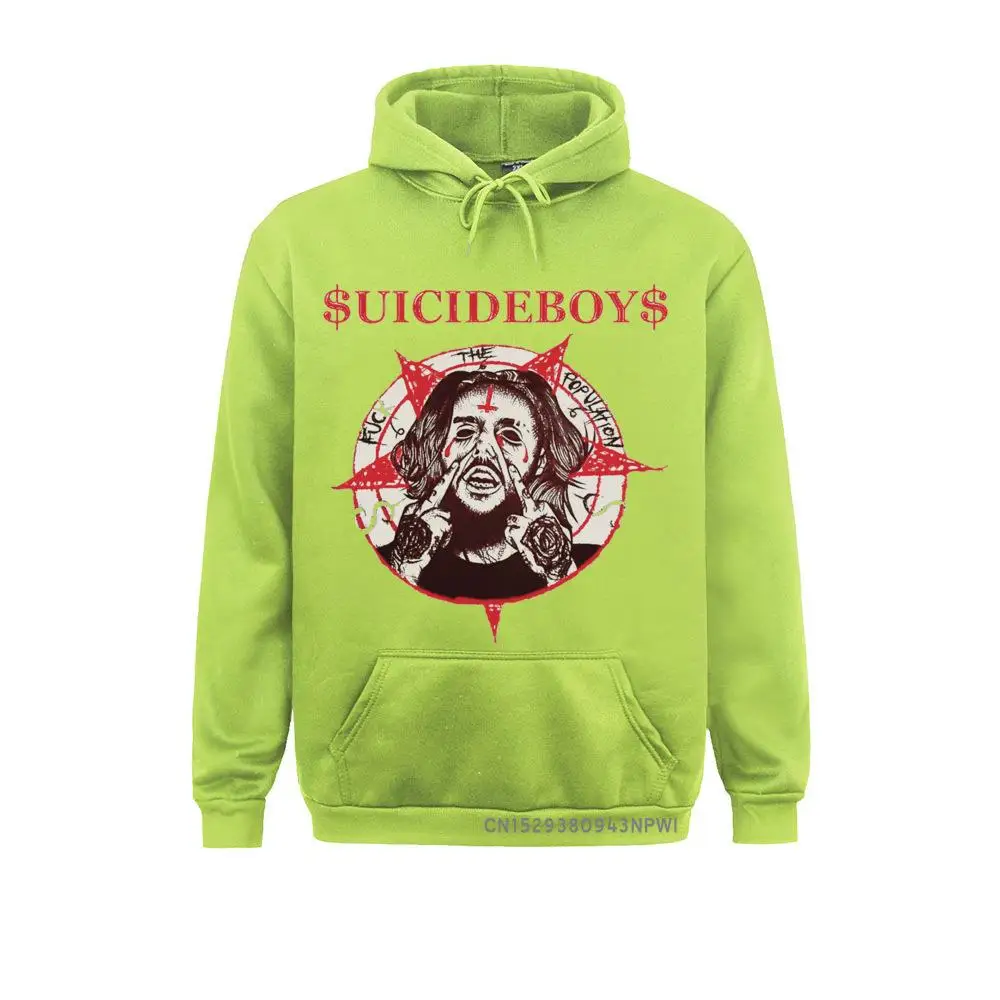  96379 Man Sweatshirts Fashionable Long Sleeve Hoodies 2021 Popular Funny Hoods Top Quality 96379 lightgreen