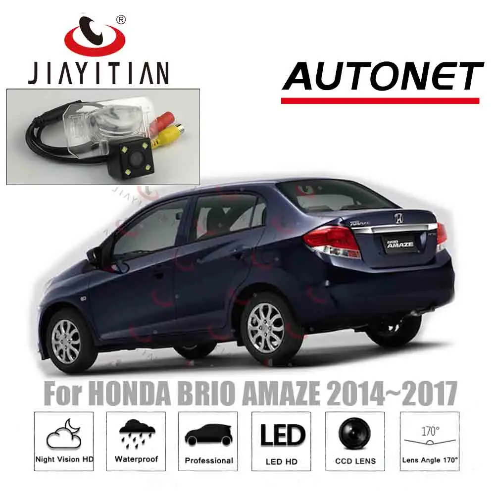 Камера заднего вида JIAYTIAN для HONDA BRIO AMAZE 4D 2014 ~ 2017 камера CCD ночного видения