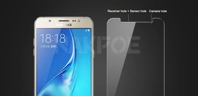 9H Tempered Glass on the For Samsung Galaxy J3 J5 J7 J2 J4 J6 J8 Plus Screen Protector HD Protective Film