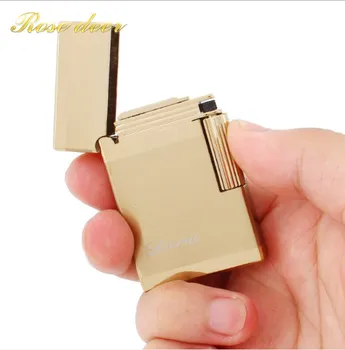 

Boutique cylinder metal Windproof Jet Butane Torch Turbo Straight Cigarette cigar pipe Inflatable gas Lighter Accessories