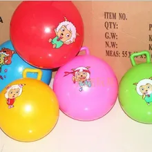 Детская надувная игрушка маленький шарик ручка мяч детский ручной шар 20 см прыгающий шар