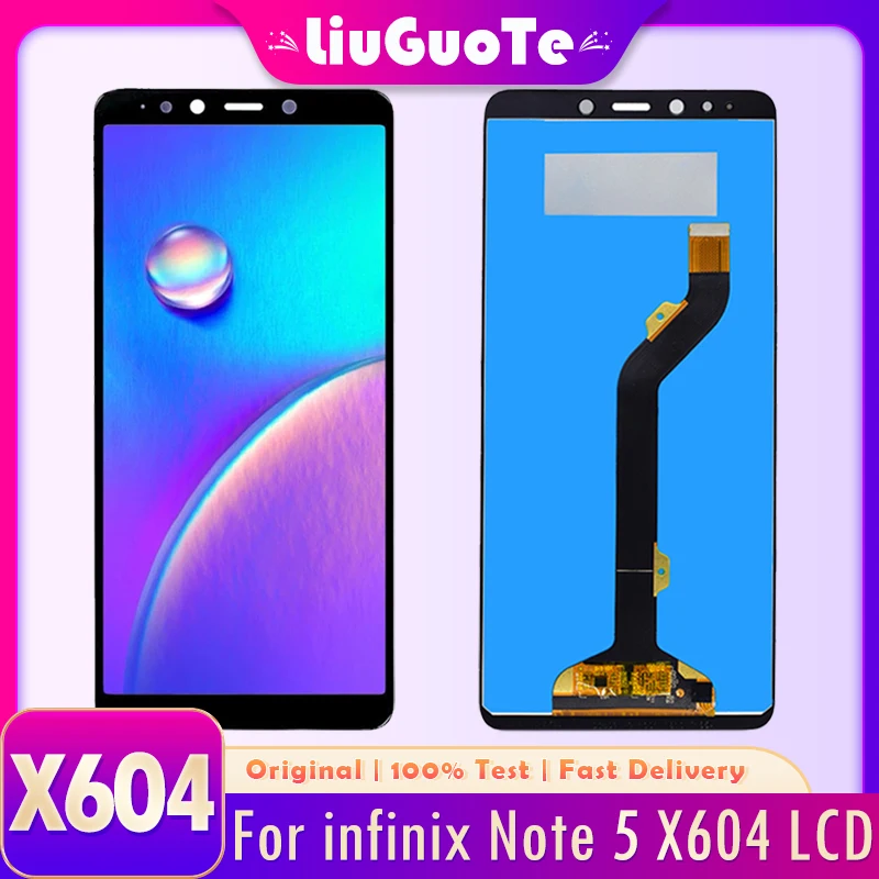 6 0 &quotоригинальный для Infinix Note 5 X604 X604B ЖК-дисплей кодирующий преобразователь