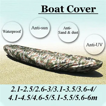 

Professional Universal Kayak Cover Canoe Boat Waterproof UV Resistant Dust Oxford Storage Cover Shield Fishing Boat UV Protector