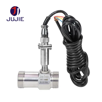 

DN15/20/25/32/40/50 Stainless Steel 304 Turbine Flow Meter for water/alcohol/methanol/fuel pulse 4-20mA output 12~24VDC