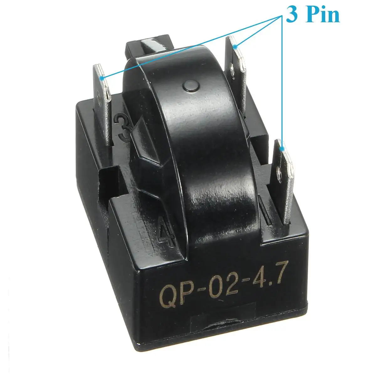 1 шт. QP2-4.7 3Pin Холодильник PTC пусковое реле охладитель компрессор винные центры охладители напитков компрессор