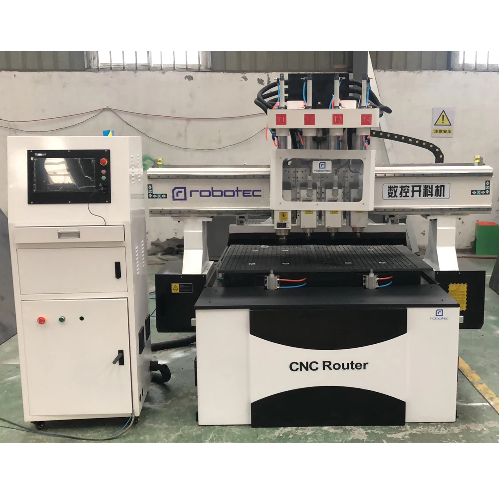 Cheap Price Nesting CNC Router Four Spindle ATC Milling Machine With Loading System 1325 Sheet Wood Cutting | Инструменты
