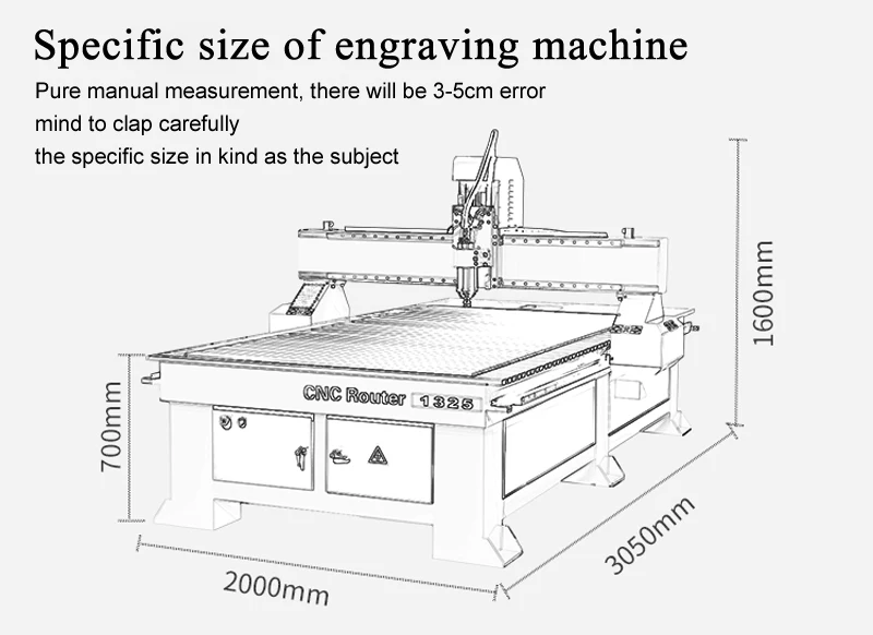 1325 cnc router machine 描述 (2)