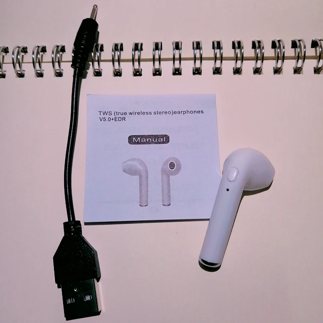 White Singly I7s Tws беспроводные наушники Bluetooth 5,0 наушники с микрофоном зарядная коробка Спортивная гарнитура стиль для Bluetooth смартфона - Цвет: White Singly