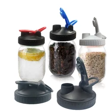 Горячая банка крышка широкий рот Бытовая баночка крышка флип Тип Jar Крышка герметичная для Lemonade кофе для кухонных аксессуаров