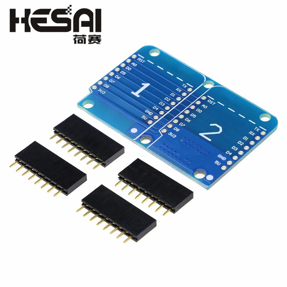 Макетная плата ESP8266 D1 Mini Pro WiFi NodeMcu Lua Защита аккумулятора Relay SHT30 WS2812 Dual Base 0 66 OLED для