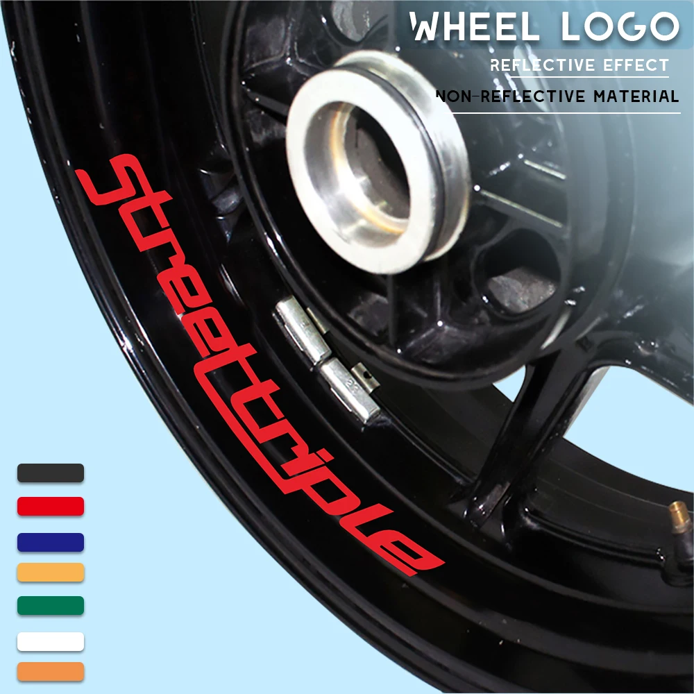 Motorcycle Wheel Sticker Reflective Moto waterproof rim decal Rim Tape