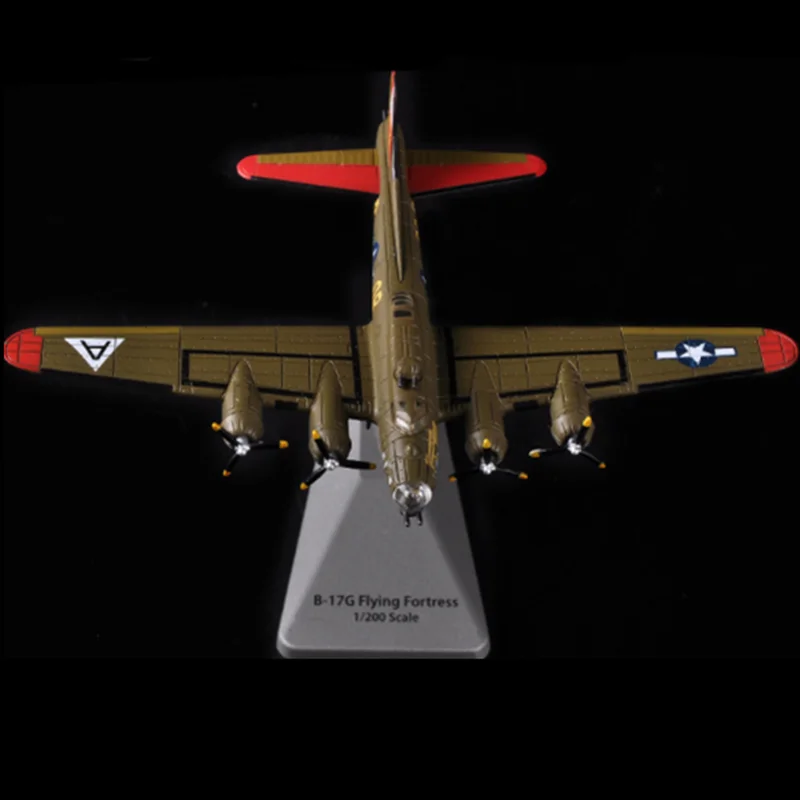 Коллекция 1:200 масштаб 1935 Летающий фор B-17 бомбардировщик дикаст сплав самолета дисплей для детей взрослых