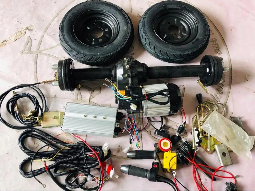 Modified 70cm Motorcycle Electric Tricycle Transmission 48v 1200w Motor