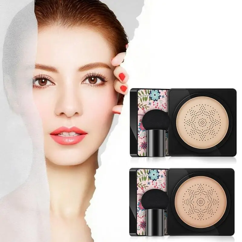 Корейский Макияж BB Air Cushion Foundation Грибная головка CC крем отбеливающий консилер косметический водостойкий Осветляющий тон для лица