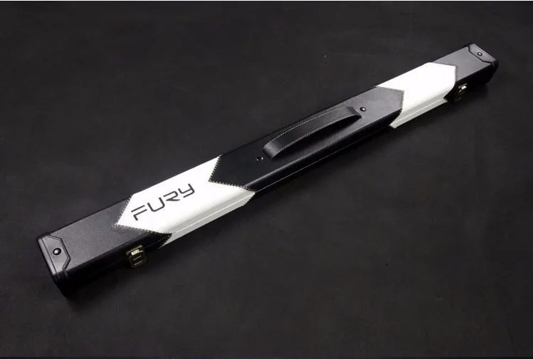 Оригинальный бильярдный кий Футляр Fury высококачественный 1/2 черный белый футляр