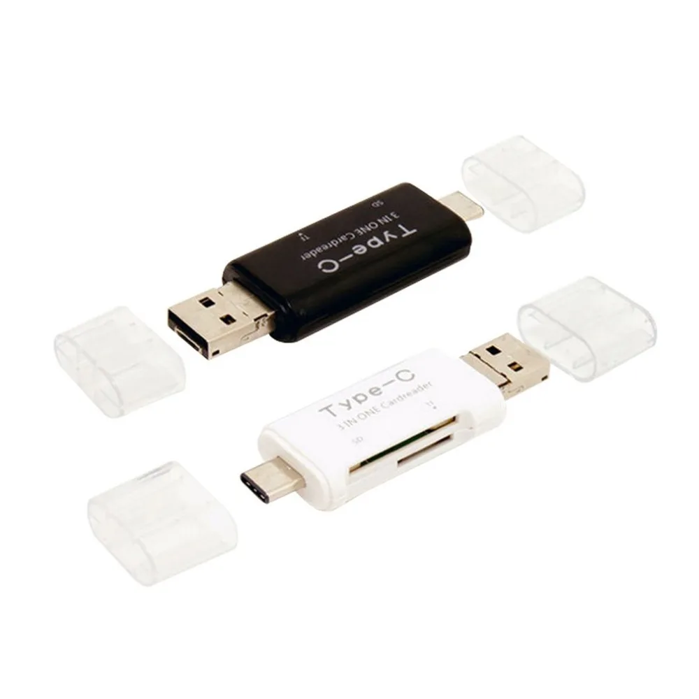 Многофункциональный Универсальный OTG тип-c кардридер USB 3,0 USB A Micro USB комбо в 2 слота TF SD кардридер для портативных ПК
