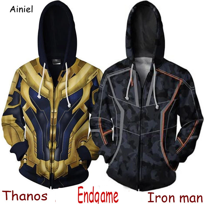 Avengers Endgame Cosplay Pullover Zip Hoodie Jacket Sweatshirt /Pants /T-Shirt