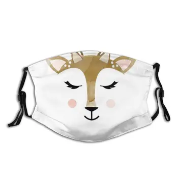 

protective mask with filter The Basillo Sweet Deer Family anti dust PM2.5 reuse adult teen child girl