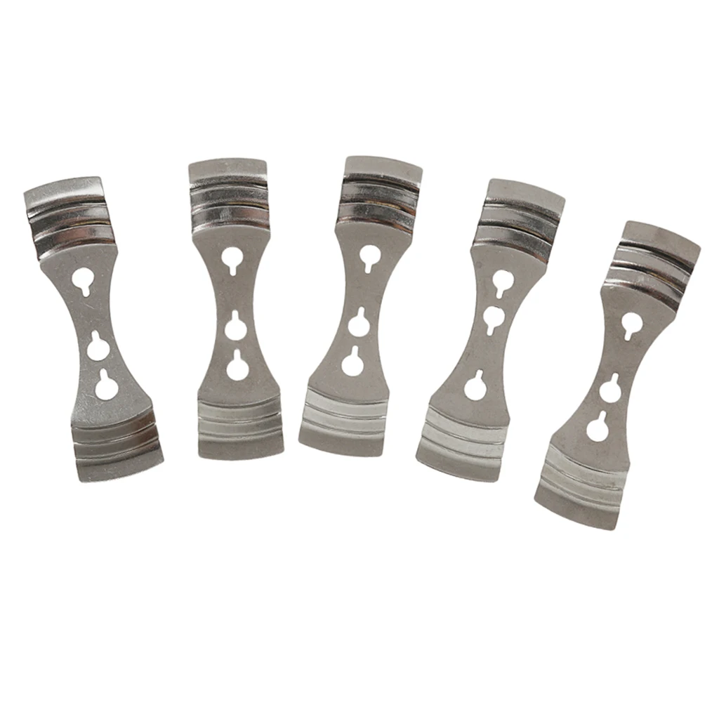 Pack of 5pcs Metal Candle Wick Centering Devices - (DIY Candles Wicks Centering Device, Silver)