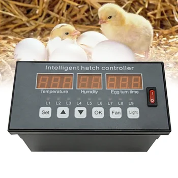 

Thermostat Accurate LED Digital Temperature Instruments Portable Full Automatic Durable Intelligent Egg Incubator Controller