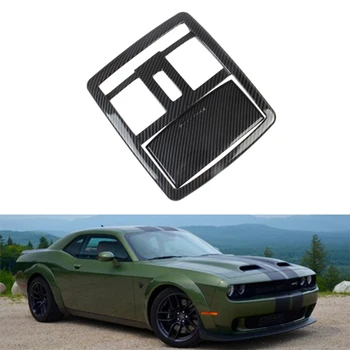 

Carbon fiber car roof reading light lamp cover beautician for Dodge Challenger 2015-2020