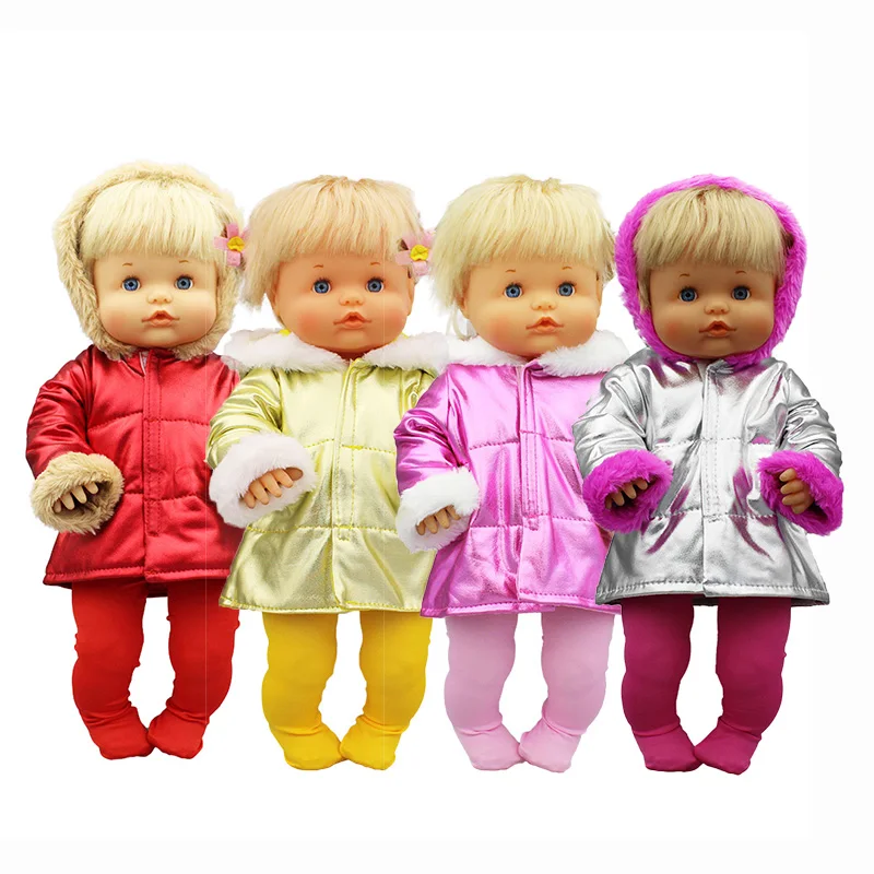 2023 New Down jacket doll Clothes Fit 42cm Nenuco Doll Nenuco su Hermanita Doll Accessories 38cm baby doll clothes for 40cm nenuco ropa y su hermanita dolls clothes accessories