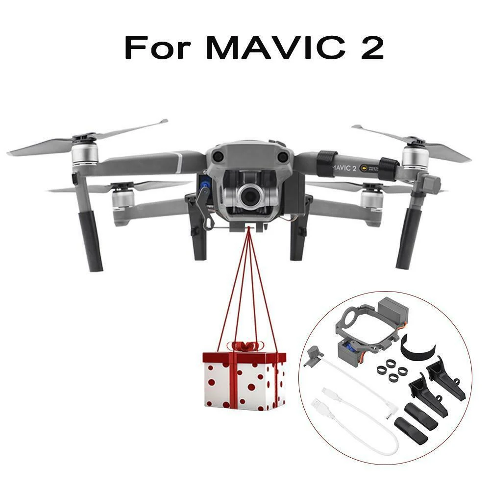 Airdrop Air Drop System для DJI Mavic 2 Pro Zoom Drone свадебное кольцо подарок воздушный сброс