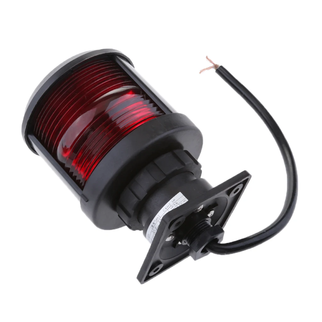 Red+Green 12V/24V LED Port Navigation Signal Light for Marine Boat ,Yacht