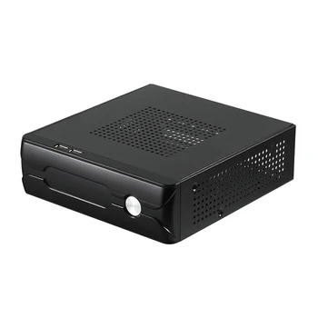 

Practical Home Host Metal Chassis 2.0 USB HTPC Power Supply Desktop Computer Case Mini ITX Gaming With Radiator Hole Horizontal