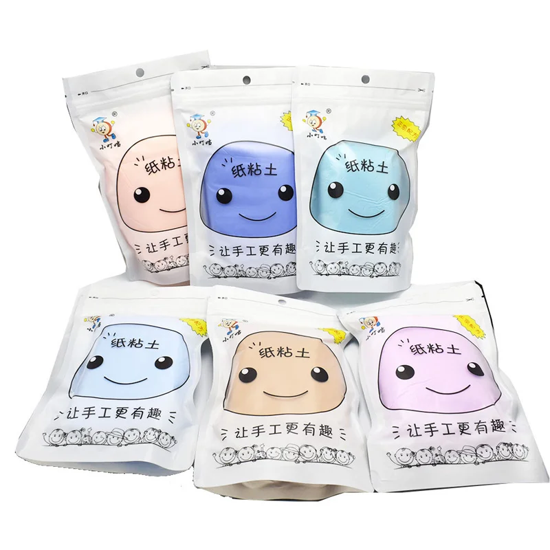 

60g/100g Paper Clay Soft Colourful Non-toxic Safety DIY Toys For Kids Children Plasticine Drawing Slime Polymer