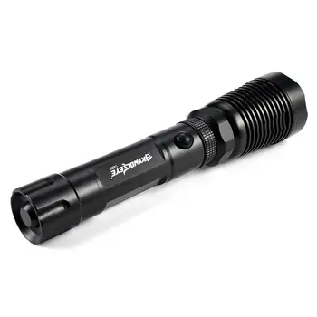 

Skywolfeye Aluminum Alloy Tactical LED Flashlight Torch LED 18650 Camping light 5 switch Modes waterproof Zoomable Bicycle Light