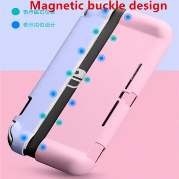 

Nintend Switch Lite 2019 Magnetic Buckle Spray Shell Handheld Grip Case Protective Back Cover For Nintendo Switch Lite Console