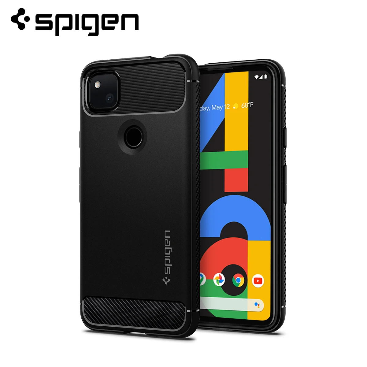 Spigen Google Pixel 4a чехол прочная Броня матовый черный гибкий ТПУ Мягкий Противоскользящий ударопрочный чехол s|Специальные чехлы| | АлиЭкспресс