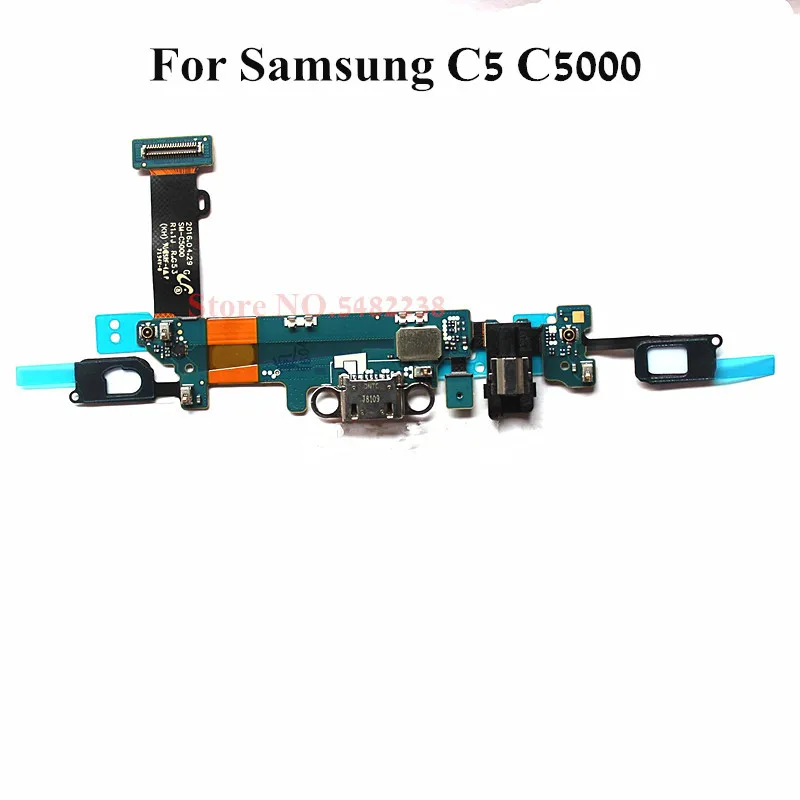 

Original USB Charging Dock Port Flex cable For Samsung C5 G5000 SM-C5000 Charger plug board+Home Return Sensor Microphone parts