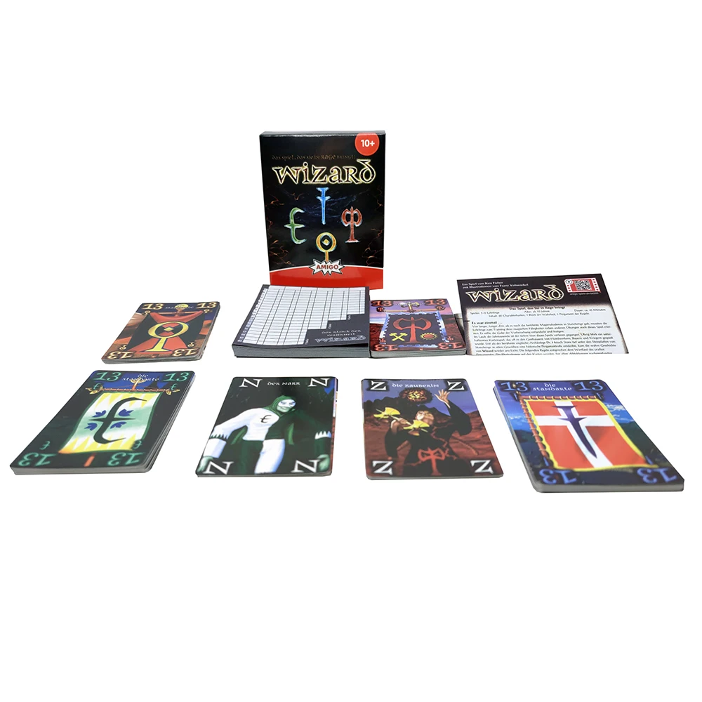 Wizard Cardgame Party Entertainment Card GamesBoard German Version Amigo. 