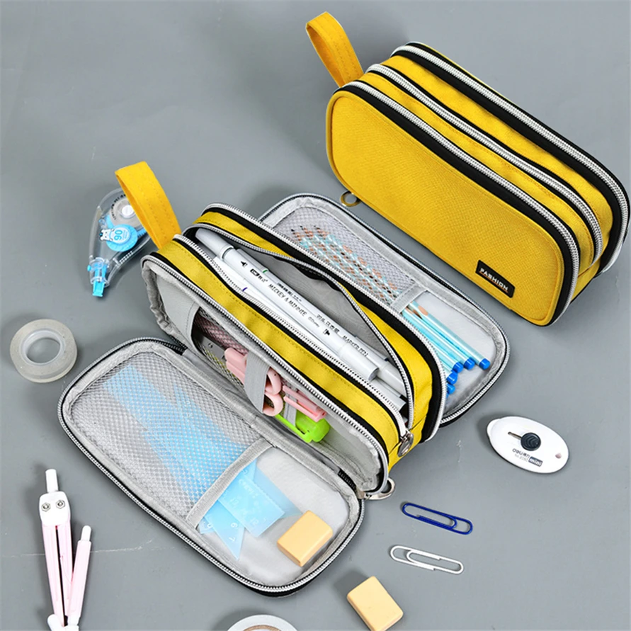 사무용품 필통, 큰 가방 케이스, 문구류 필통, Escolar Papeleria|연필 케이스| - AliExpress