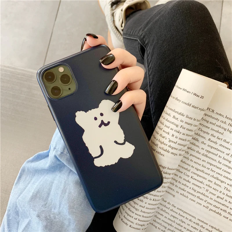 

Candy bear silicone soft case for iPhone 11 Pro Max X XR XS MAX 7 8 Plus INS Korea gummy bear cute cartoon protective back cover