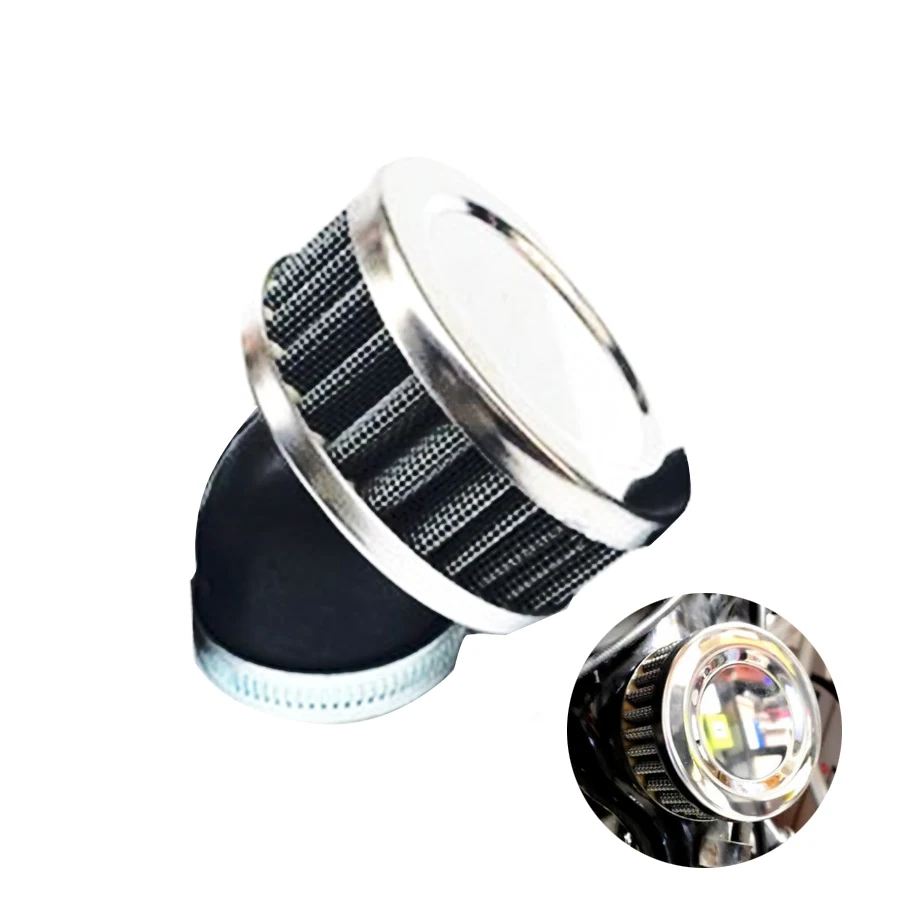 

4pcs/lot 42mm Bevel Stainless Steel Motorcycle ATV Scooter Air Cleaner Intake Filter Cleaner