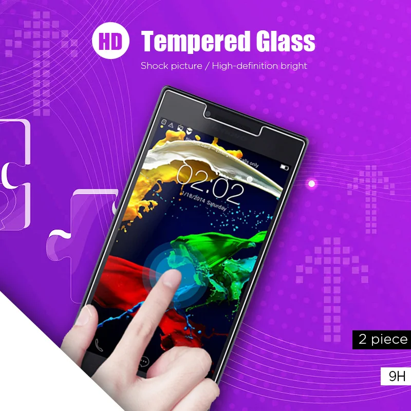 1/2 шт Защита экрана для Lenovo K6 K8 Note Plus Power K9 P2 S1 Lite S5 Pro Защитное стекло Vibe K5 X2|Защитные